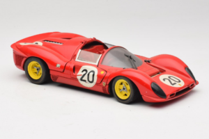 Ferrari 330 P4 #20 Rosso 1967 Revell 1:18 48822-P1 Pressofusione — immagine 6 di 8