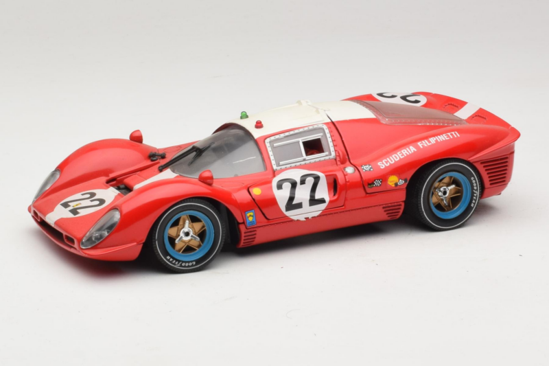 Ferrari 330 P4 #22 Scuderia Filipinetti Poor Condition 1967 Revell 1:18 48825-P1 Pressofusione