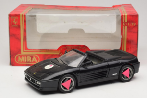 Ferrari 348 Spider Nero Mira 1:18 6181 Pressofusione — immagine 8 di 8