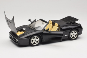 Ferrari 348 Spider Nero Con Cerchi Argento Mira 1:18 6918 Pressofusione — immagine 2 di 8