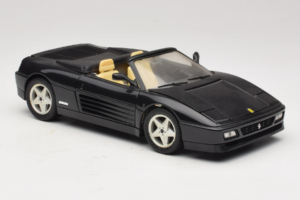 Ferrari 348 Spider Nero Con Cerchi Argento Mira 1:18 6918 Pressofusione — immagine 6 di 8