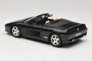 Ferrari 348 Spider Nero Con Cerchi Argento Mira 1:18 6918 Pressofusione — immagine 7 di 8