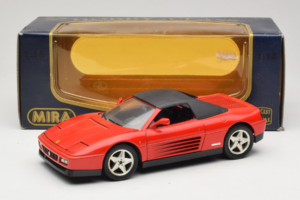 Ferrari 348 Spider Rosso Mira 1:18 6180 Pressofusione — immagine 8 di 8