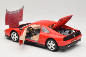 Ferrari 348 tb Rosso Bburago 1:18 3039 Pressofusione — immagine 5 di 8
