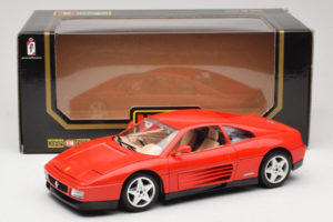 Ferrari 348 tb Rosso Bburago 1:18 3039 Pressofusione — immagine 8 di 8