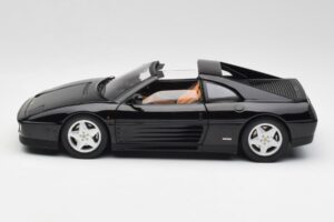 Ferrari 348 TS Nero Hot Wheels 1:18 X5481 Pressofusione — immagine 4 di 8