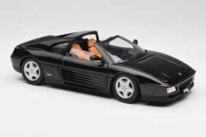 Ferrari 348 TS Nero Hot Wheels 1:18 X5481 Pressofusione — immagine 6 di 8