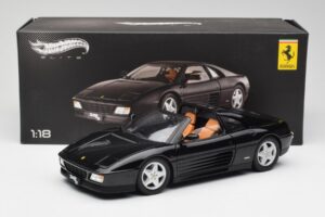Ferrari 348 TS Nero Hot Wheels 1:18 X5481 Pressofusione — immagine 8 di 8