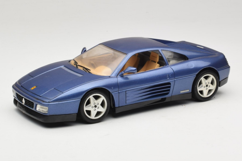Ferrari 348tb Blu Scuro Metallizzato Bburago 1:18 3039-B1 Pressofusione