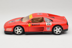 Ferrari 348 TB #32 Pirelli Rosso 1989 Bburago 1:18 3039-P1 Pressofusione — immagine 4 di 8