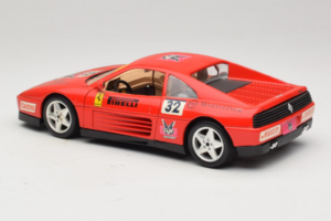 Ferrari 348 TB #32 Pirelli Rosso 1989 Bburago 1:18 3039-P1 Pressofusione — immagine 7 di 8