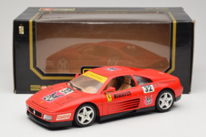 Ferrari 348 TB #32 Pirelli Rosso 1989 Bburago 1:18 3039-P1 Pressofusione — immagine 8 di 8