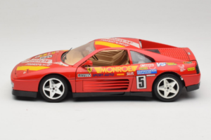 Ferrari 348 TB #5 Monroe Rosso 1989 Bburago 1:18 3039-M1 Pressofusione — immagine 4 di 8