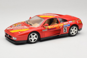 Ferrari 348 TB #5 Monroe Rosso 1989 Bburago 1:18 3039-M1 Pressofusione