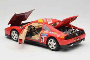 Ferrari 348 TB #5 Monroe Rosso 1989 Bburago 1:18 3039-M1 Pressofusione — immagine 5 di 8