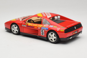 Ferrari 348 TB #5 Monroe Rosso 1989 Bburago 1:18 3039-M1 Pressofusione — immagine 7 di 8