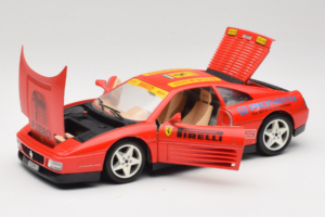 Ferrari 348tb Pirelli Rosso Bburago 1:18 3039-P2 Pressofusione — immagine 2 di 8