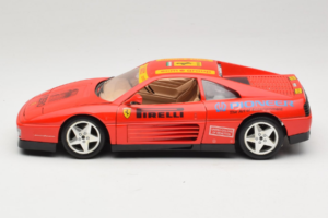 Ferrari 348tb Pirelli Rosso Bburago 1:18 3039-P2 Pressofusione — immagine 4 di 8