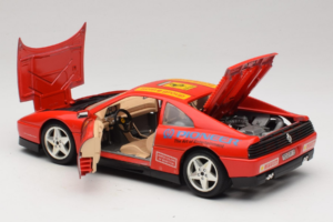 Ferrari 348tb Pirelli Rosso Bburago 1:18 3039-P2 Pressofusione — immagine 5 di 8