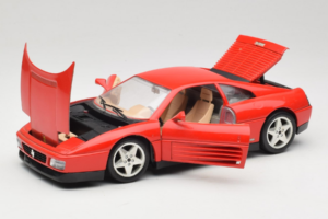 Ferrari 348tb Rosso Bburago 1:18 3039-R1 Pressofusione — immagine 2 di 8
