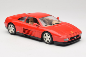 Ferrari 348tb Rosso Bburago 1:18 3039-R1 Pressofusione — immagine 6 di 8