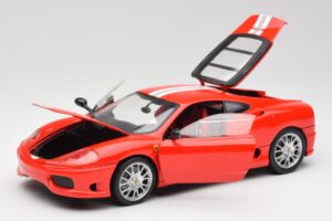 Ferrari 360 Challenge Stradale Rosso Hot Wheels 1:18 C0407 Pressofusione — immagine 2 di 8
