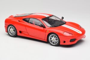 Ferrari 360 Challenge Stradale Rosso Hot Wheels 1:18 C0407 Pressofusione — immagine 6 di 8