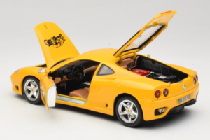 Ferrari 360 Modena 25 Jahre FMC Giallo Bburago 1:18 3358-Y1 Pressofusione — immagine 5 di 8
