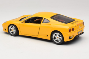 Ferrari 360 Modena 25 Jahre FMC Giallo Bburago 1:18 3358-Y1 Pressofusione — immagine 7 di 8