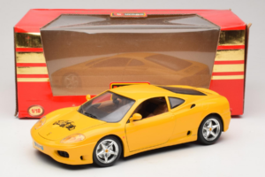 Ferrari 360 Modena 25 Jahre FMC Giallo Bburago 1:18 3358-Y1 Pressofusione — immagine 8 di 8