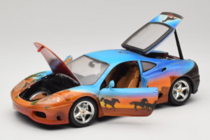 Ferrari 360 Modena Bracio Gotz Running Horses Livery Bburago 1:18 3358-B1 Pressofusione — immagine 2 di 8