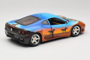 Ferrari 360 Modena Bracio Gotz Running Horses Livery Bburago 1:18 3358-B1 Pressofusione — immagine 3 di 8