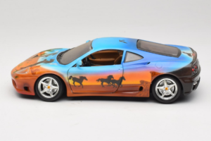 Ferrari 360 Modena Bracio Gotz Running Horses Livery Bburago 1:18 3358-B1 Pressofusione — immagine 4 di 8