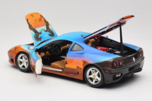 Ferrari 360 Modena Bracio Gotz Running Horses Livery Bburago 1:18 3358-B1 Pressofusione — immagine 5 di 8