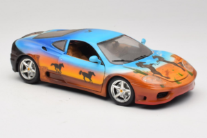 Ferrari 360 Modena Bracio Gotz Running Horses Livery Bburago 1:18 3358-B1 Pressofusione — immagine 6 di 8