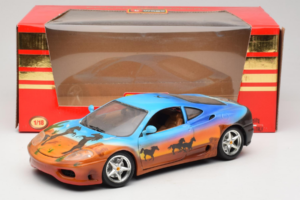 Ferrari 360 Modena Bracio Gotz Running Horses Livery Bburago 1:18 3358-B1 Pressofusione — immagine 8 di 8