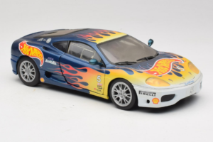 Ferrari 360 Modena Challenge #5 Hot Wheels Purple Fire Livery 1999 Bburago 1:18 29619 Pressofusione — immagine 6 di 8
