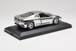 Ferrari 360 Modena Chrome Silver Edizione Limitata Exclusive Cars 1:18 EC004 Pressofusione — immagine 4 di 9