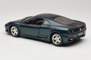 Ferrari 360 Modena Verde Scuro Metallizzato Bburago 1:18 3358-G2 Pressofusione — immagine 6 di 7