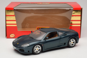 Ferrari 360 Modena Verde Scuro Metallizzato Bburago 1:18 3358-G2 Pressofusione — immagine 7 di 7
