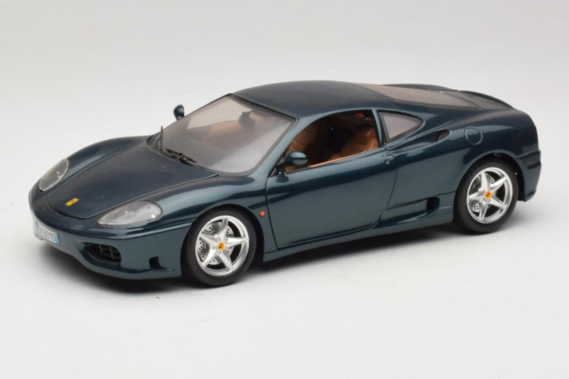 Ferrari 360 Modena Verde Scuro Metallizzato Bburago 1:18 3358-G2 Pressofusione