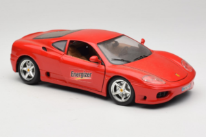 Ferrari 360 Modena Energizer Rosso Bburago 1:18 3358-P3 Pressofusione — immagine 6 di 8