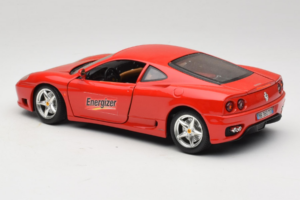 Ferrari 360 Modena Energizer Rosso Bburago 1:18 3358-P3 Pressofusione — immagine 7 di 8