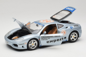 Ferrari 360 Modena Expert #1 Argento Bburago 1:18 3348-S1 Pressofusione — immagine 2 di 8