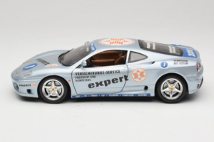 Ferrari 360 Modena Expert #1 Argento Bburago 1:18 3348-S1 Pressofusione — immagine 4 di 8