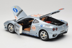 Ferrari 360 Modena Expert #1 Argento Bburago 1:18 3348-S1 Pressofusione — immagine 5 di 8