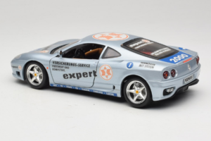 Ferrari 360 Modena Expert #1 Argento Bburago 1:18 3348-S1 Pressofusione — immagine 7 di 8