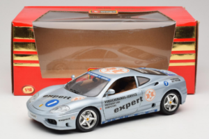 Ferrari 360 Modena Expert #1 Argento Bburago 1:18 3348-S1 Pressofusione — immagine 8 di 8