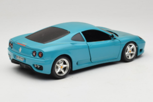 Ferrari 360 Modena Migros Edizione Limitata 333 pz Blu Bburago 1:18 3358-G1 Pressofusione — immagine 3 di 8