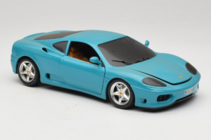 Ferrari 360 Modena Migros Edizione Limitata 333 pz Blu Bburago 1:18 3358-G1 Pressofusione — immagine 6 di 8